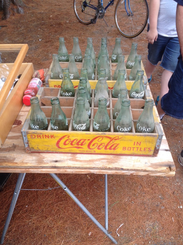 coke bottles