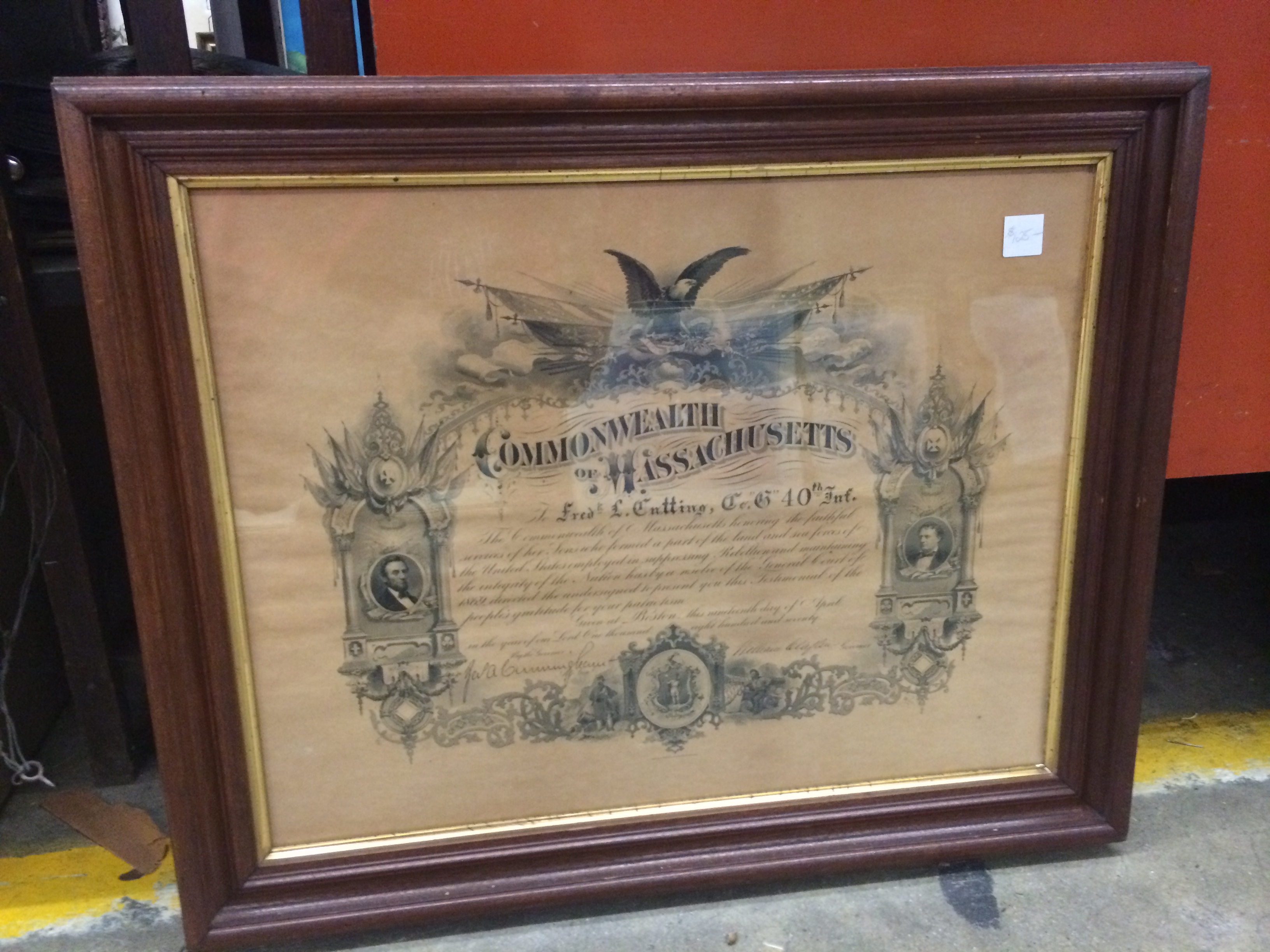 Commonwealth of Massachusetts Certificates